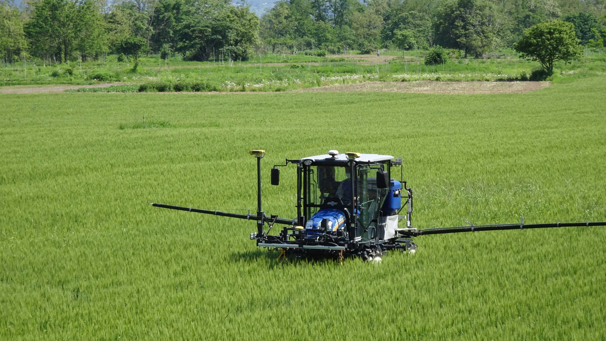 長野県 麦スマート追肥システムを用いて生育の均一化を目指す