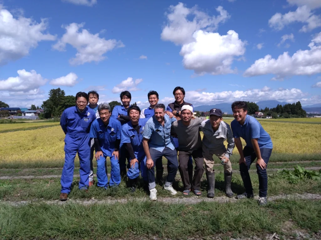 集合写真＠稲刈り